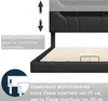 ProximaX 140x200cm lit rembourré avec connexion USB, lit Voir les images du produit 6