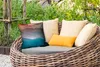MuchoWow® Outdoor Kissen - Berge - Sonne - Orange - Natur - Produktbild-Vorschau 3