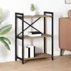 vidaXL Bücherregal 60 x 30 x 85 cm Holzwerkstoff Produktbild-Vorschau 2
