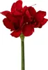Kunstblume AMARYLLIS ca. 66cm. 1 Stängel mit 4 Blüten. ROT Produktbild-Vorschau 1