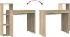 vidaXL Psací stůl Sonoma dub 100 x 40 x 90 cm materiál na Náhled obrázku produktu 8