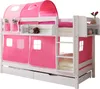 Etagenbett "Marcel" Kiefer weiß Classic (Rosa-Pink) Produktbild-Vorschau 2
