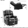 Merax Relaxsessel verstellbar Massagesessel mit Produktbild-Vorschau 7