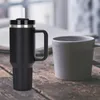 Trinkflasche mit Strohhalm 1.2L - Thermobecher mit Henkel Produktbild-Vorschau 5