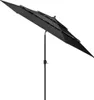Sonnenschirm mit Aluminium-Mast 3-lagig Anthrazit 3 m Produktbild-Vorschau 2