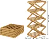 Skrinka na topánky Vicco Ziggy Bambus 26 x 68.5 cm s 5 Náhľad obrázku produktu 2