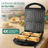 Emerio appareil à sandwich XXL – pour 4 sandwichs – sans Voir les images du produit 7