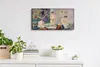 Wandbild Leinwand Bilder Wanduhr Geräuschlos Kunstdruck Produktbild-Vorschau 3