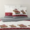Bettwäsche Bierbaum Biber 4168-10 Capybara Natur Grau Rot Produktbild-Vorschau 3