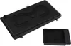 A black grill plate and a separate black lid are shown on a white background. Produktbild-Vorschau