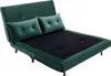 2-Sitzer Schlafsofa in Velours flaschengrün - URIBIA Produktbild-Vorschau 6