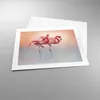 Poster - Poster ohne Rahmen - Flamingos Exotik Vögel - Produktbild-Vorschau 3