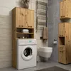 Waschmaschinenumbauschrank FIN Artisan Eiche 64 cm 2 Türen Produktbild-Vorschau 4