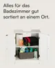 Landhaus Waschbeckenunterschrank Marbella Badunterschrank Produktbild-Vorschau 4