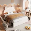 Kinder-Polsterbett 140x200cm in Beige mit Bären-Kopfteil, 4 Produktbild-Vorschau 5