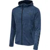Hummel Hmlaston Zip Hoodie, DARK GREY MELANGE, S, Herren Produktbild-Vorschau 4