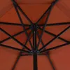 Parasol de jardin avec base portable terre cuite Voir les images du produit 4