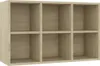 vidaXL Regał/szafka boczna dąb sonoma 66x30x98 cm Materiał Podgląd zdjęcia produktu 15