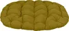 A round, tufted cushion in an olive green color, shown from a top-down perspective against a white background. Produktbild-Vorschau