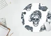 MuchoWow® Mauspad Mousepad Puber - Totenkopf - Kopftuch - Produktbild-Vorschau 6