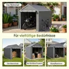 Casetta porta attrezzi 296x190x200 cm con porta Productafbeelding-voorbeeld 3