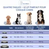 Lit orthopédique pour chien ELONEO, taille S - Gris Voir les images du produit 4