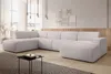 AX LIVING Canapé XXL en forme de U Didim creme 378cm de Voir les images du produit 1