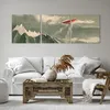 Bild auf Leinwand - Leinwandbild - 3 Teile - Rot Flugzeug Produktbild-Vorschau 6