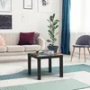 DEQORI Couchtisch 55x55 cm Schwarz 'Buntes Holzmosaik' Glas Produktbild-Vorschau 4