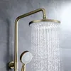zlatý sprchový systém OihPaw s 3funkční ruční sprchou, 20cm Náhled obrázku produktu 8