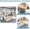 Sweiko Kinder-Etagenbett, Doppelbett, multifunktionales Produktbild-Vorschau 4