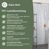 PVC-Lamellenvorhang Set 20 cm – alle Teile für einen PVC Produktbild-Vorschau 4