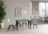 Klapptisch 120x45/90 cm Paxon Double Cement Anthrazit Produktbild-Vorschau 3