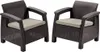 Set da giardino Corfu II - marrone / beige Anteprima dell’immagine prodotto 2