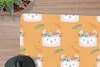 MuchoWow® Mauspad Mousepad Lama - Blumenkranz - Produktbild-Vorschau 2