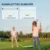 SPORTNOW 2 in 1 Badmintonnetz, Volleyballnetz mit Ständer, Produktbild-Vorschau 6