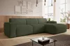 AX LIVING Canapé forme L Didim mini vert large 310 cm, Voir les images du produit 1