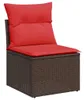 Möbel Gartensofa-set mit Kissen mit Speicher 7 pcs Braun Produktbild-Vorschau 5
