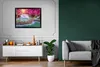 MuchoWow® Gerahmtes Poster Wasserfall - Regenbogen - Bäume Produktbild-Vorschau 6