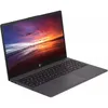 A dark gray HP laptop is shown from a diagonal angle against a white background. Produktbild-Vorschau