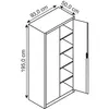 CP Stahlschrank C 2000 Acurado 9280-000 S10766 lichtgrau, Produktbild-Vorschau 3