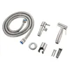 A set of bathroom bidet spray components laid out on a white background. Anteprima dell’immagine prodotto
