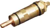 A close-up studio shot of a brass faucet cartridge. Produktbild-Vorschau