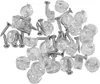 Glashalter-Clips-Set, 30 Stück, für Schranktüren, Spiegel Produktbild-Vorschau 4
