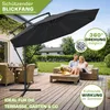 tillvex parasol antracyt Ø 300 cm parasol wiszący parasol Podgląd zdjęcia produktu 6