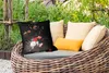 MuchoWow® Outdoor Kissen - Vase mit Blumen - Gemälde von Produktbild-Vorschau 3