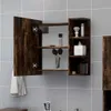 vidaXL Bad-Spiegelschrank Räuchereiche 62,5x20,5x64 cm Produktbild-Vorschau 3