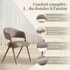 Set van vier vintage-eetkamerstoelen, met ergonomische Productafbeelding-voorbeeld 6