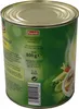 A close-up of a green tin can of Erasco Rindfleisch Nudel-Topf. Produktbild-Vorschau