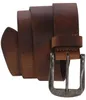 Harrys-Collection Herren Jeansgürtel Büffelleder, Braun, W Produktbild-Vorschau 1